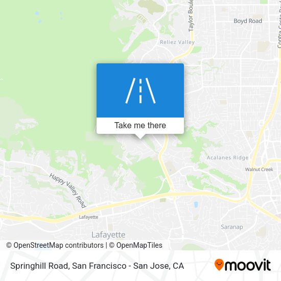 Mapa de Springhill Road