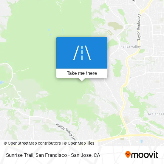 Sunrise Trail map