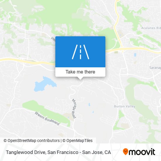 Tanglewood Drive map