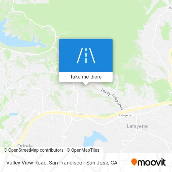 Valley View Road map