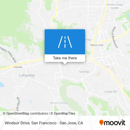 Mapa de Windsor Drive