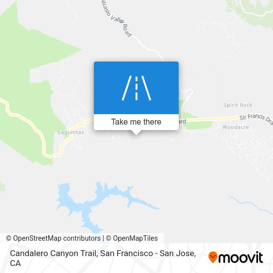 Mapa de Candalero Canyon Trail