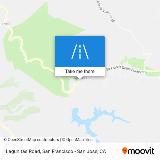 Mapa de Lagunitas Road