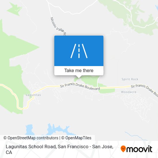 Mapa de Lagunitas School Road