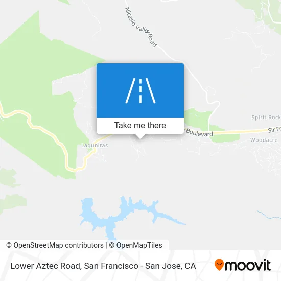 Lower Aztec Road map