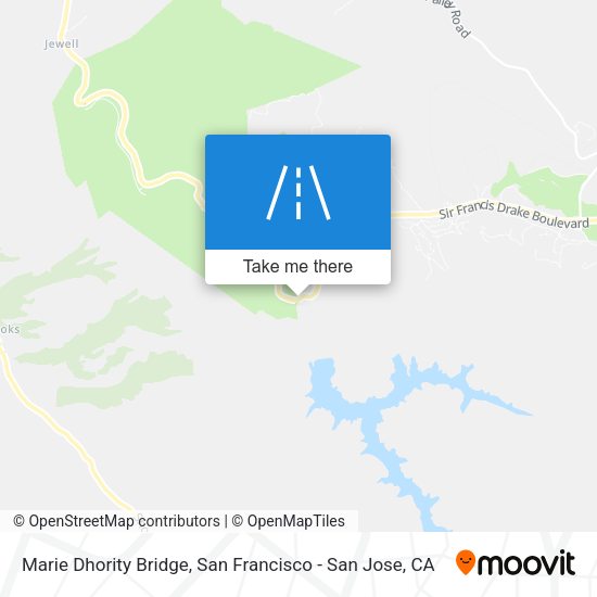Marie Dhority Bridge map