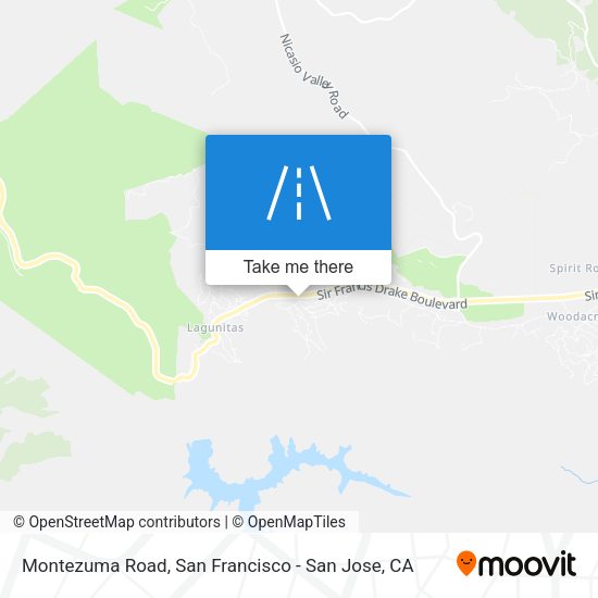 Mapa de Montezuma Road