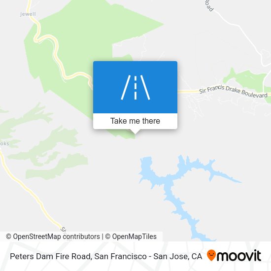 Mapa de Peters Dam Fire Road