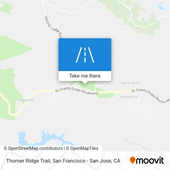 Mapa de Thorner Ridge Trail