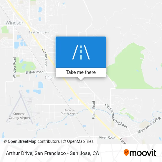 Arthur Drive map