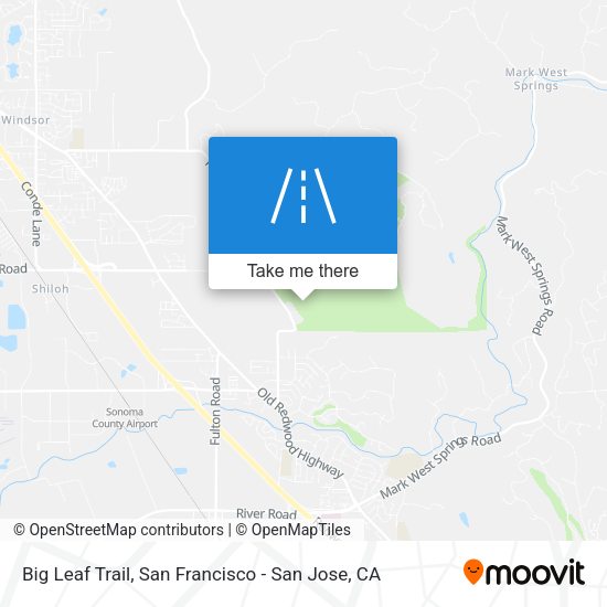 Mapa de Big Leaf Trail