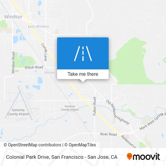 Colonial Park Drive map