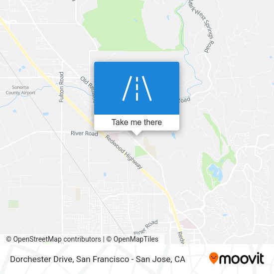 Mapa de Dorchester Drive