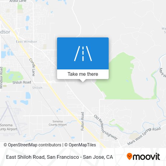 East Shiloh Road map