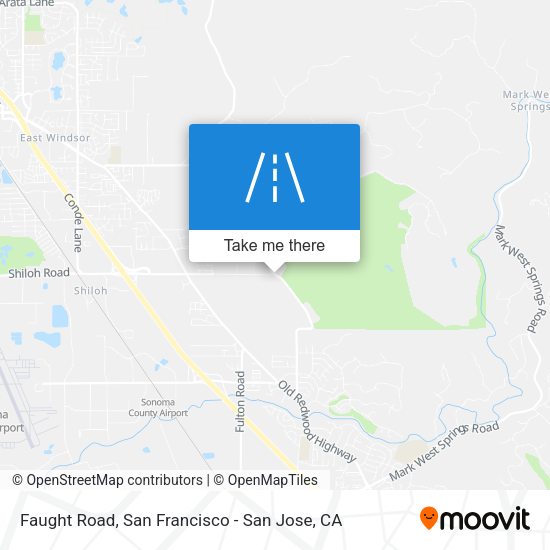 Mapa de Faught Road