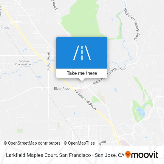 Larkfield Maples Court map
