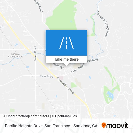 Mapa de Pacific Heights Drive