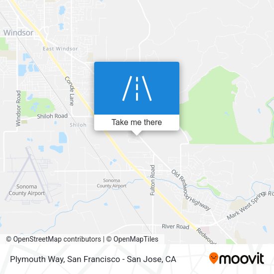 Mapa de Plymouth Way