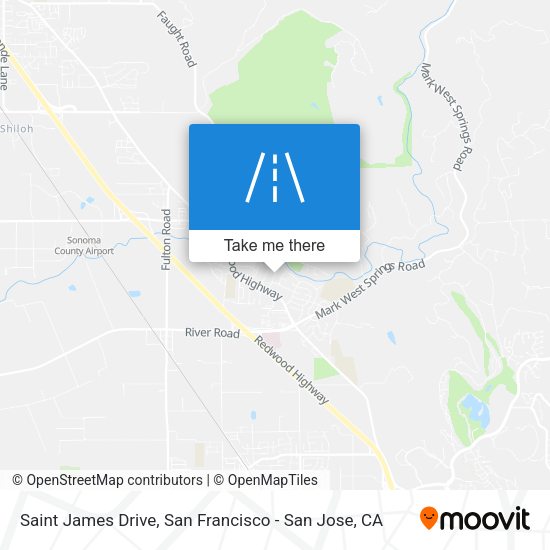 Saint James Drive map