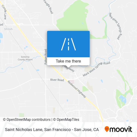 Saint Nicholas Lane map