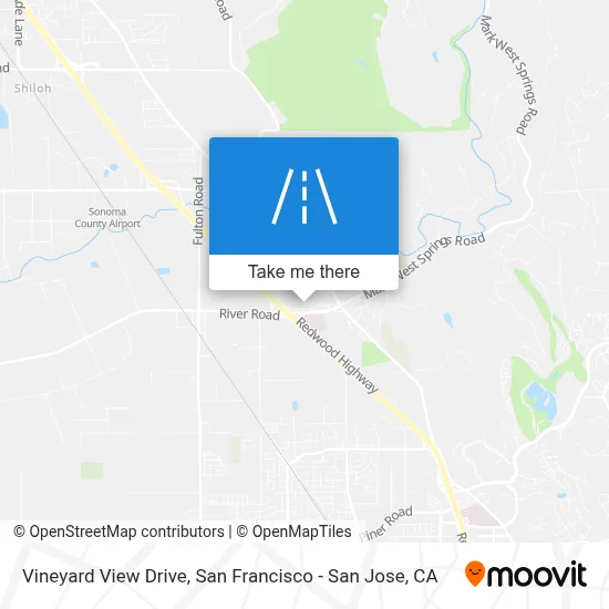 Vineyard View Drive map