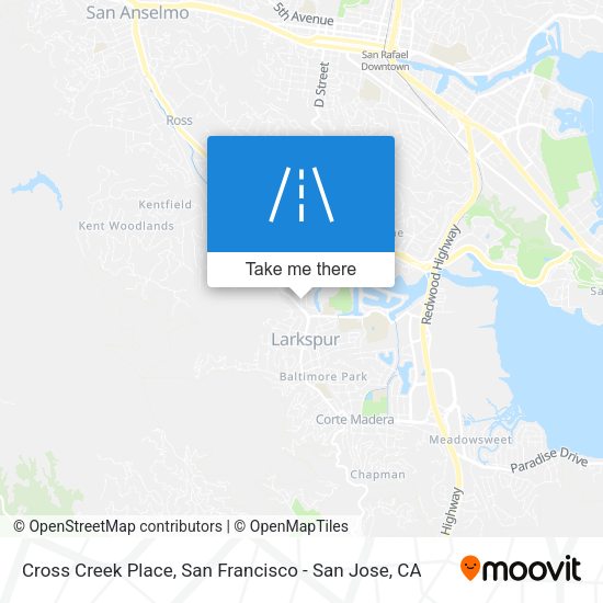 Mapa de Cross Creek Place
