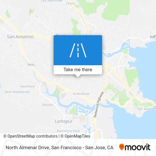 North Almenar Drive map