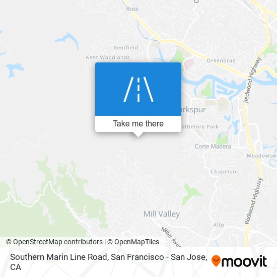 Southern Marin Line Road map