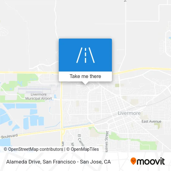 Mapa de Alameda Drive