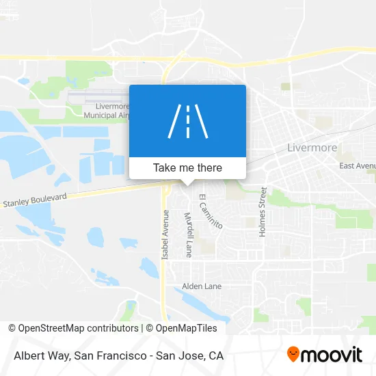 Albert Way map
