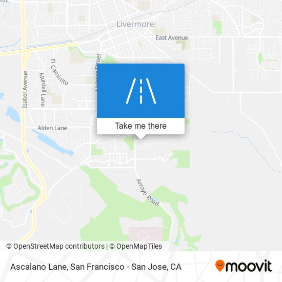 Ascalano Lane map