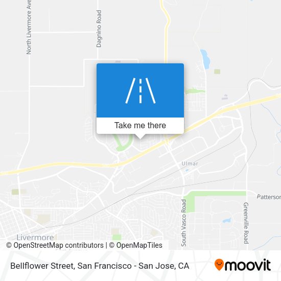 Bellflower Street map
