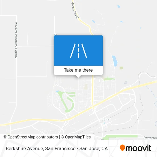 Mapa de Berkshire Avenue