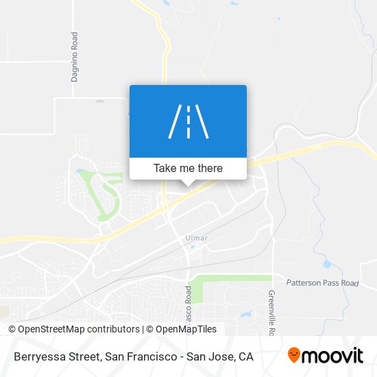 Berryessa Street map