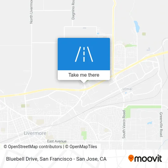 Bluebell Drive map