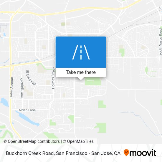 Mapa de Buckhorn Creek Road