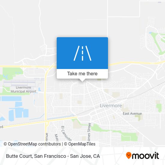 Mapa de Butte Court