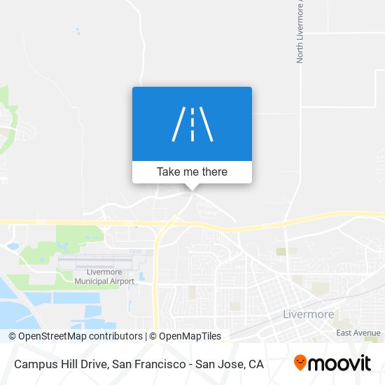 Campus Hill Drive map