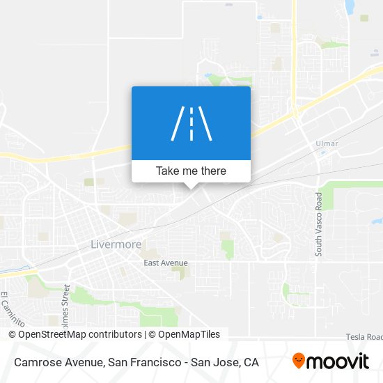 Camrose Avenue map