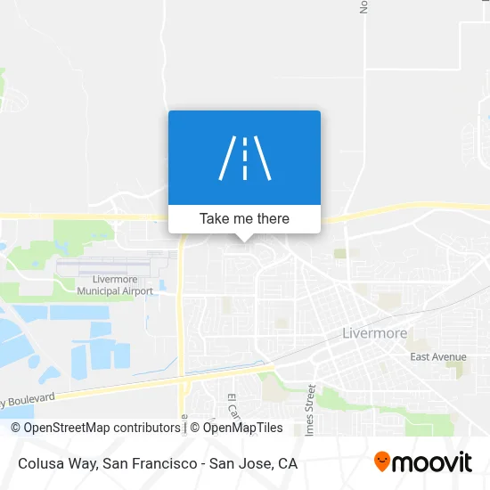Colusa Way map