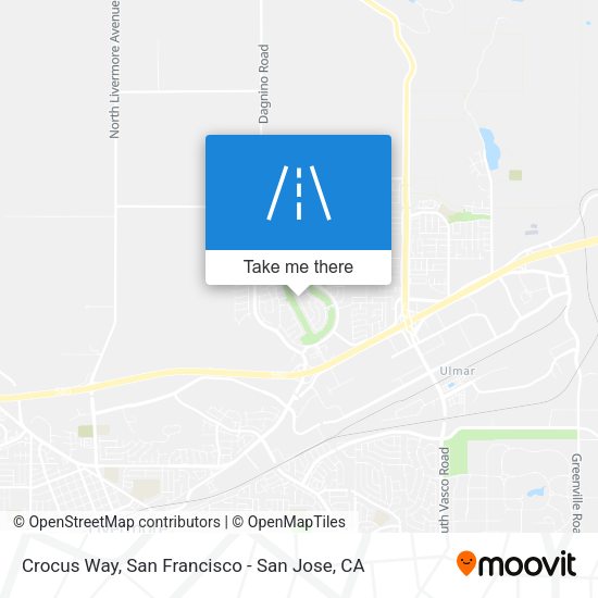 Crocus Way map