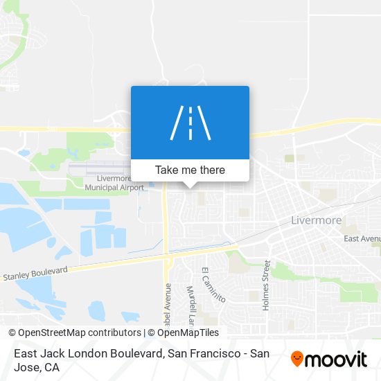 East Jack London Boulevard map