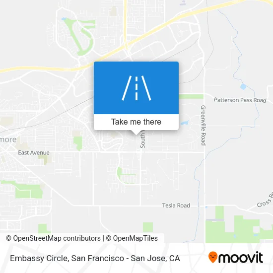 Mapa de Embassy Circle