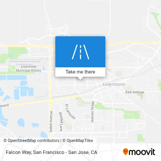 Falcon Way map