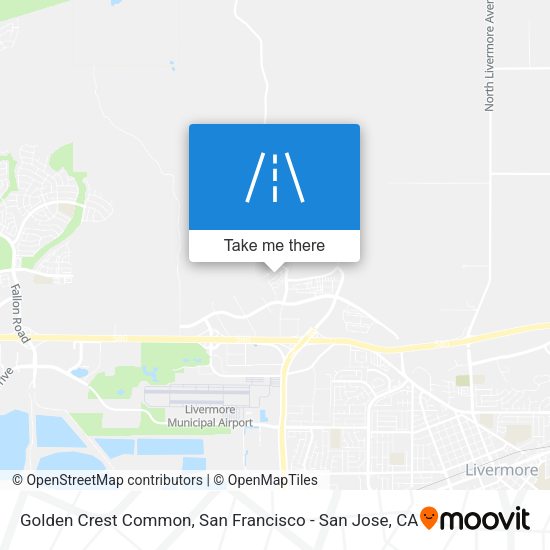Golden Crest Common map