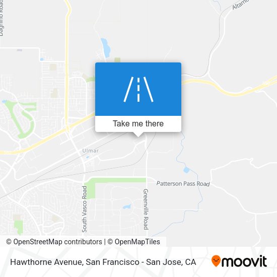Mapa de Hawthorne Avenue