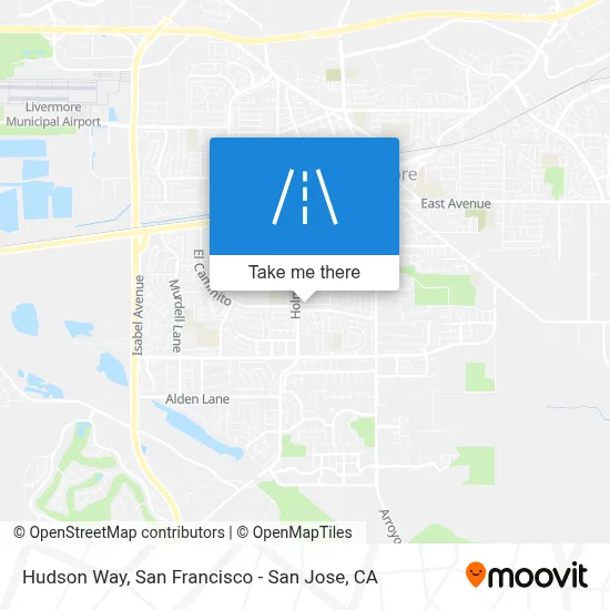 Hudson Way map