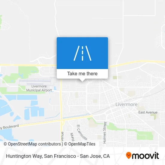 Mapa de Huntington Way