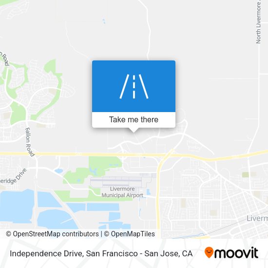 Mapa de Independence Drive