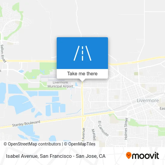 Mapa de Isabel Avenue